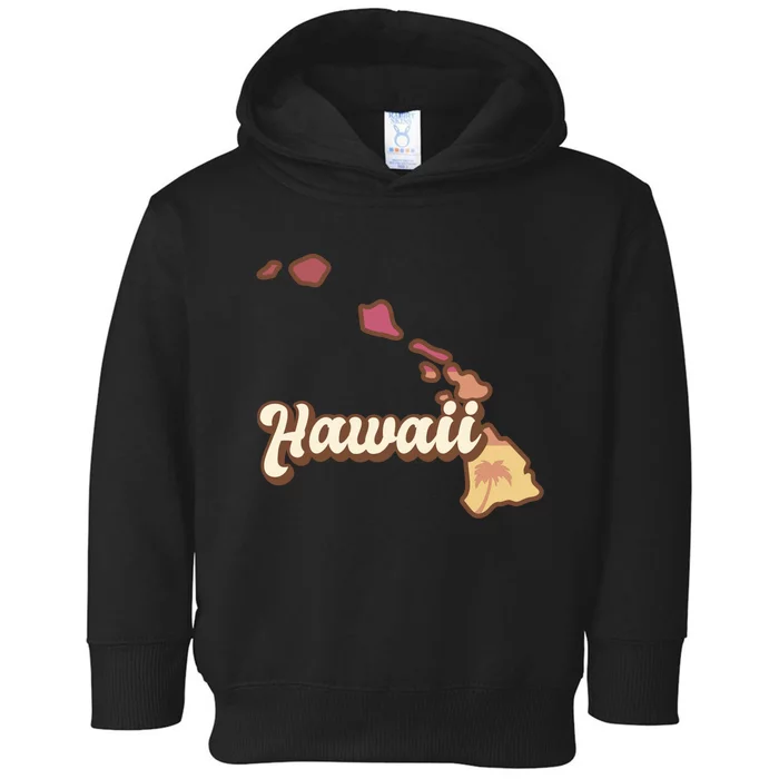 Retro Hawaii Toddler Hoodie