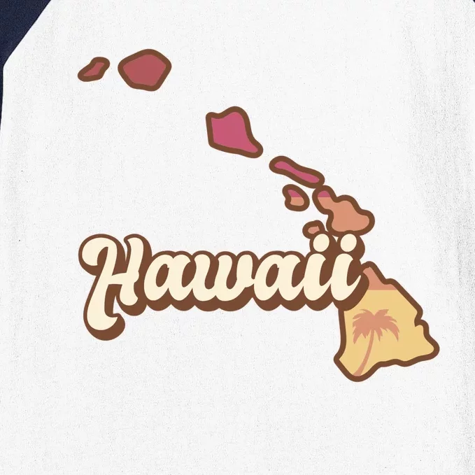 Retro Hawaii Baseball Sleeve Shirt