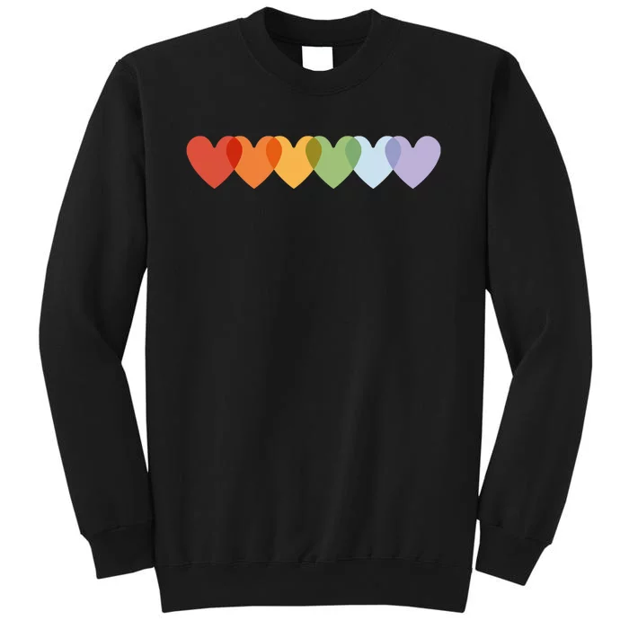 Rainbow Hearts Sweatshirt