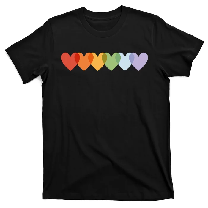 Rainbow Hearts T-Shirt