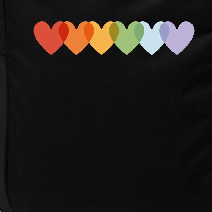 Rainbow Hearts Impact Tech Backpack