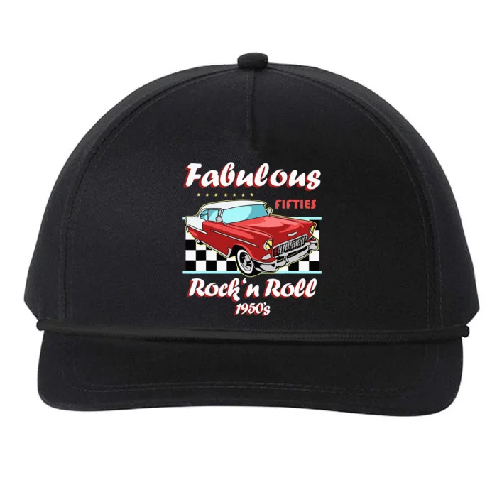 Rockabilly Hot Rod 1950 50s Rock N Roll Psychobilly Snapback Five-Panel Rope Hat