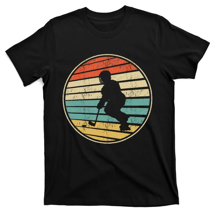 Roller Hockey Retro Vintage 70s 80s Rink Hockey Lovers T-Shirt