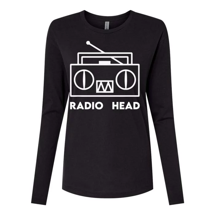 Radio Head Womens Cotton Relaxed Long Sleeve T-Shirt