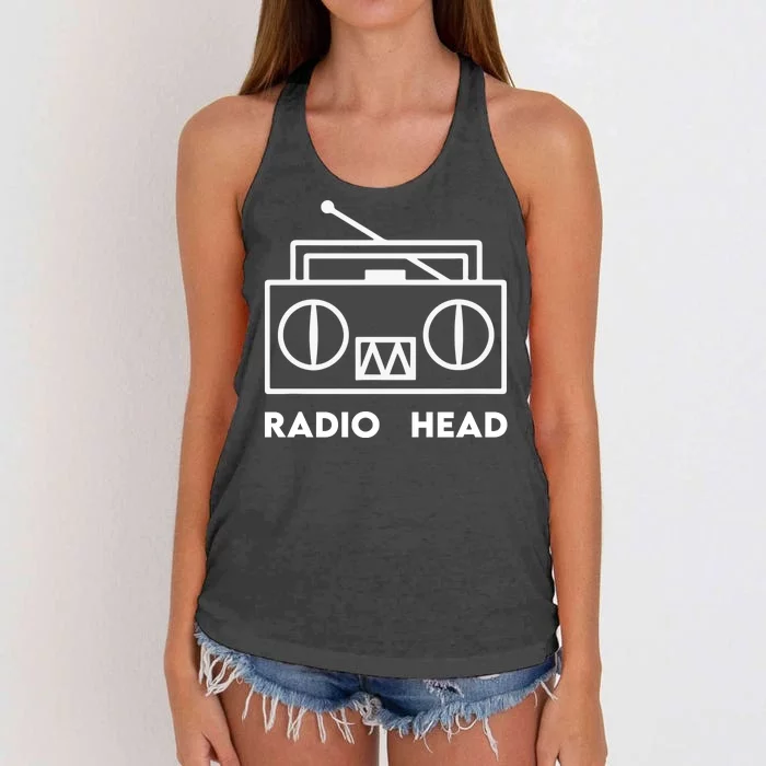 Radio Head Women's Knotted Racerback Tank