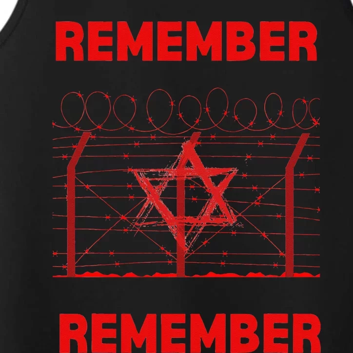 Remember Holocaust Performance Tank