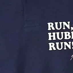 Run Hubbard Run Funny Sayings Sarcastic Softstyle Adult Sport Polo