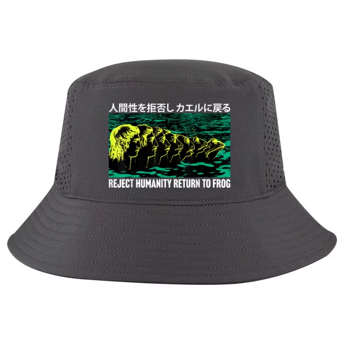 Reject Humanity Return To Frog Japanese Cool Comfort Performance Bucket Hat