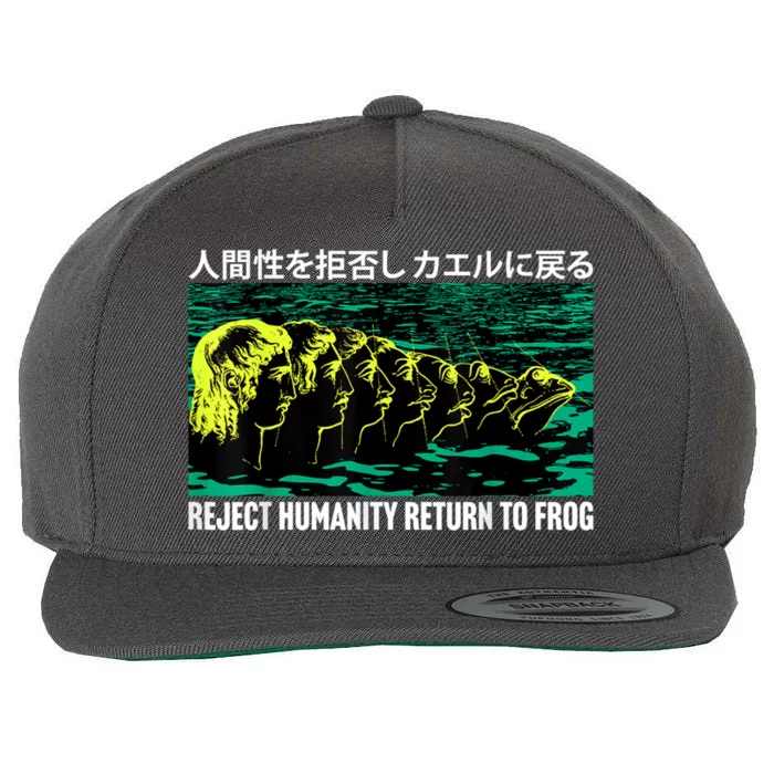 Reject Humanity Return To Frog Japanese Wool Snapback Cap