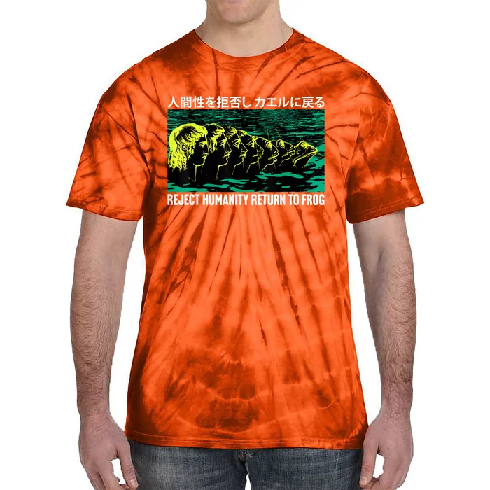 Reject Humanity Return To Frog Japanese Tie-Dye T-Shirt