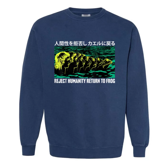 Reject Humanity Return To Frog Japanese Garment-Dyed Sweatshirt