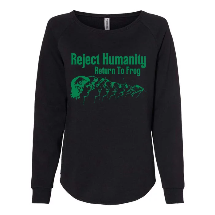 Reject Humanity Return To Frog Womens California Wash Sweatshirt