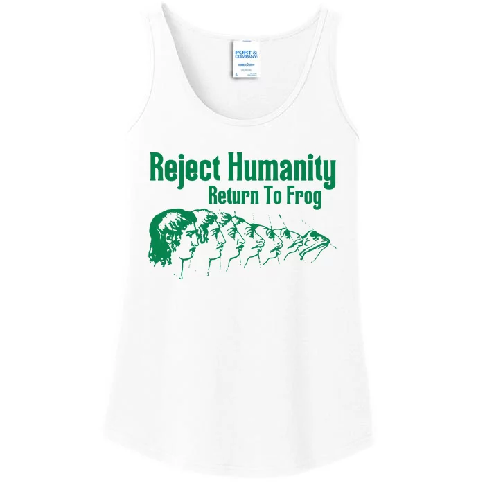 Reject Humanity Return To Frog Ladies Essential Tank