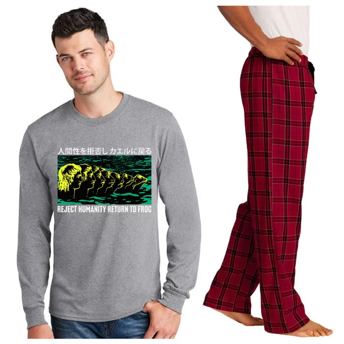 Reject Humanity Return To Frog Japanese Long Sleeve Pajama Set