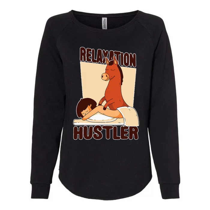 Relaxation Hustler Womens California Wash Sweatshirt