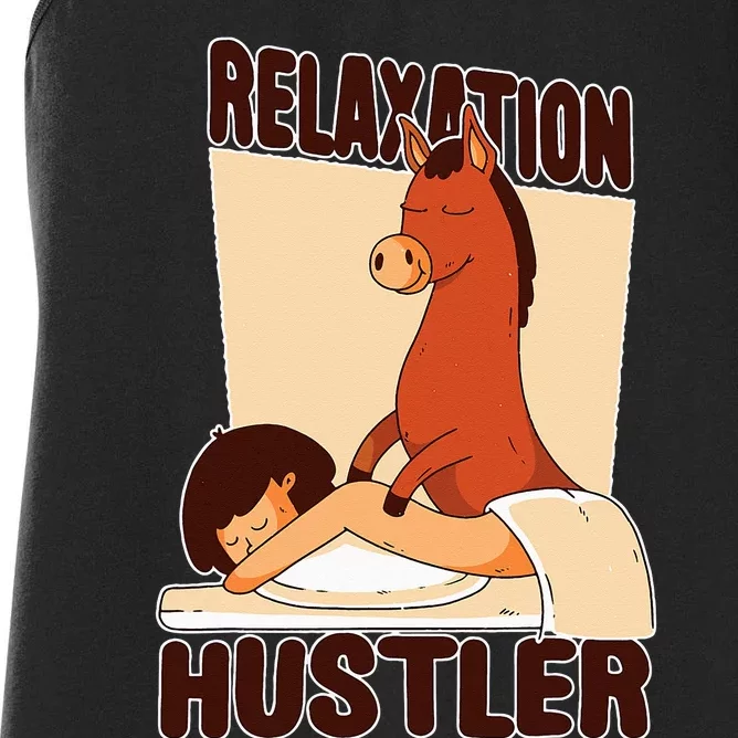 Relaxation Hustler Women's Racerback Tank