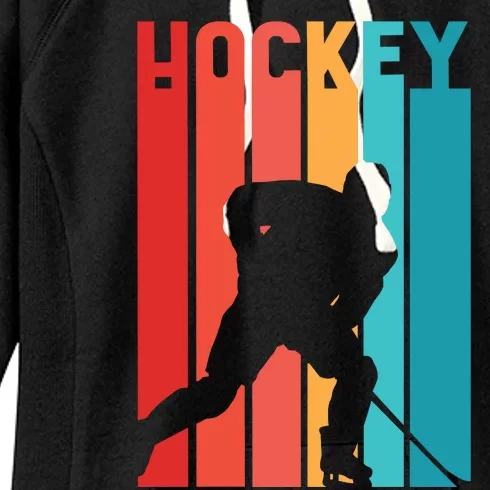 Retro Hockey Women's Fleece Hoodie