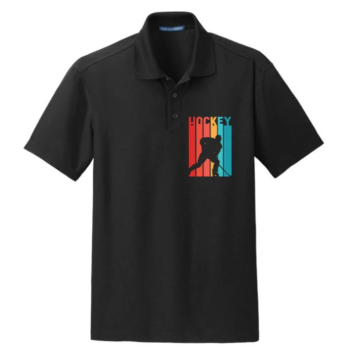 Retro Hockey Dry Zone Grid Performance Polo