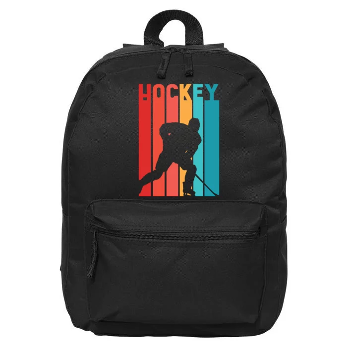 Retro Hockey 16 in Basic Backpack