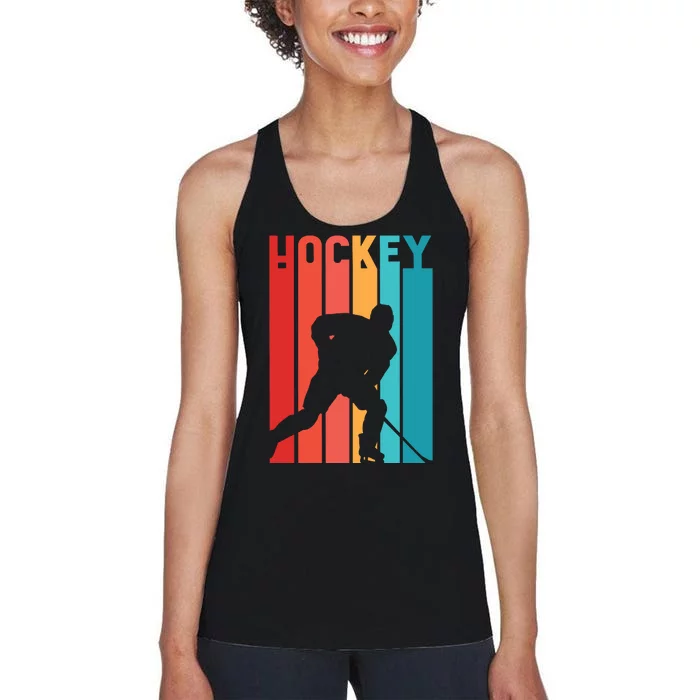 Retro Hockey Women's Racerback Tank