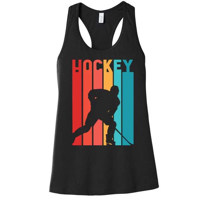 Retro Hockey Women's Racerback Tank