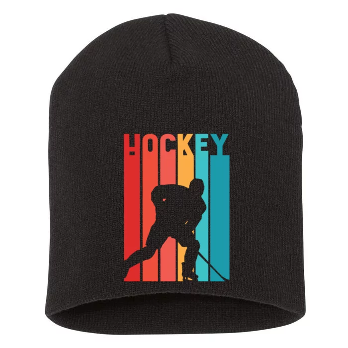 Retro Hockey Short Acrylic Beanie