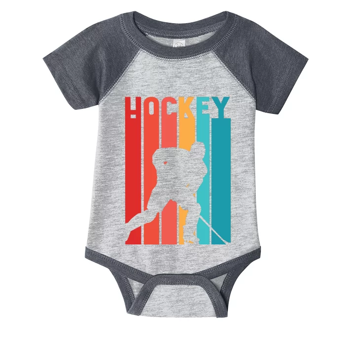 Retro Hockey Infant Baby Jersey Bodysuit