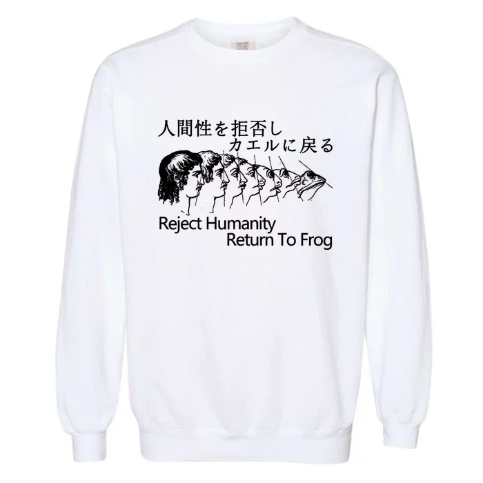 Reject Humanity Return To Frog Japanese Garment-Dyed Sweatshirt