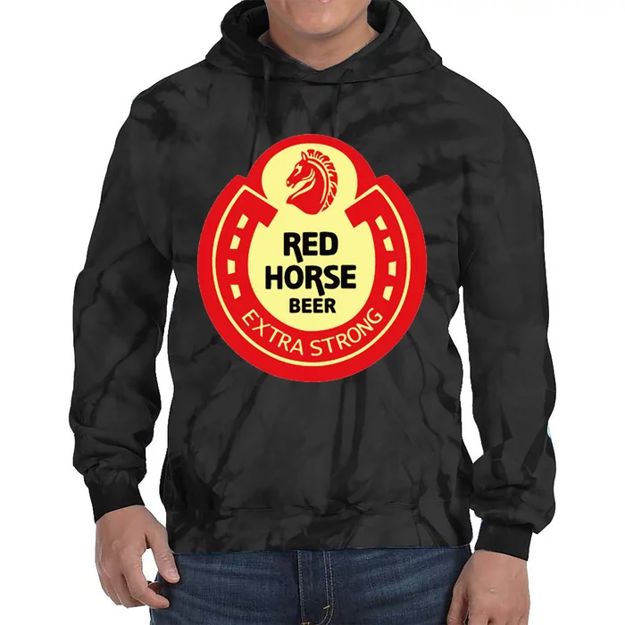 Red Horse Tie Dye Hoodie