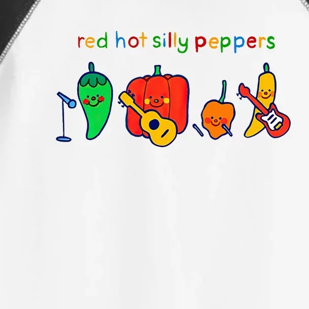 Red Hot Silly Peppers Funny Toddler Fine Jersey T-Shirt