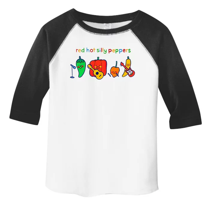 Red Hot Silly Peppers Funny Toddler Fine Jersey T-Shirt