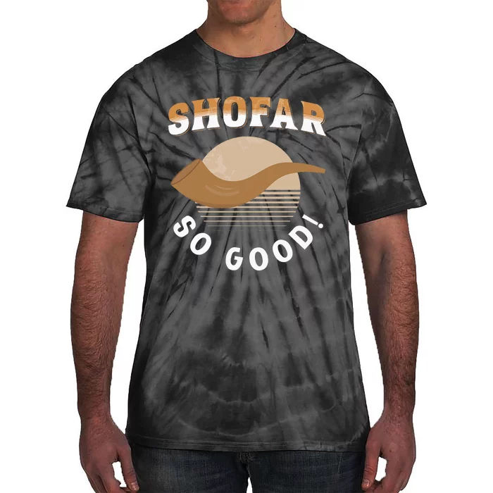 Rosh Hashanah Shofar Jewish New Year Holiday Tie-Dye T-Shirt