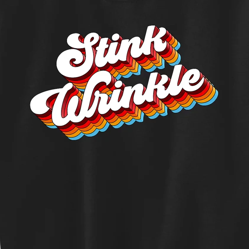 Retro Humor Stink Wrinkle Kids Sweatshirt