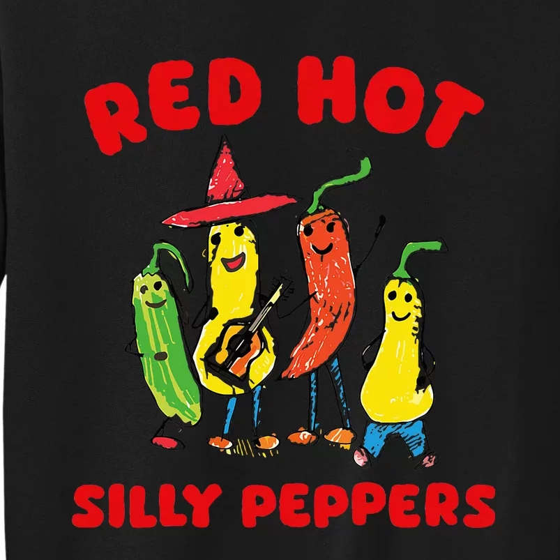 Red Hot Silly Peppers Tall Sweatshirt