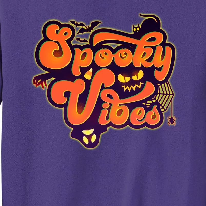 Retro Halloween Spooky Vibes Sweatshirt