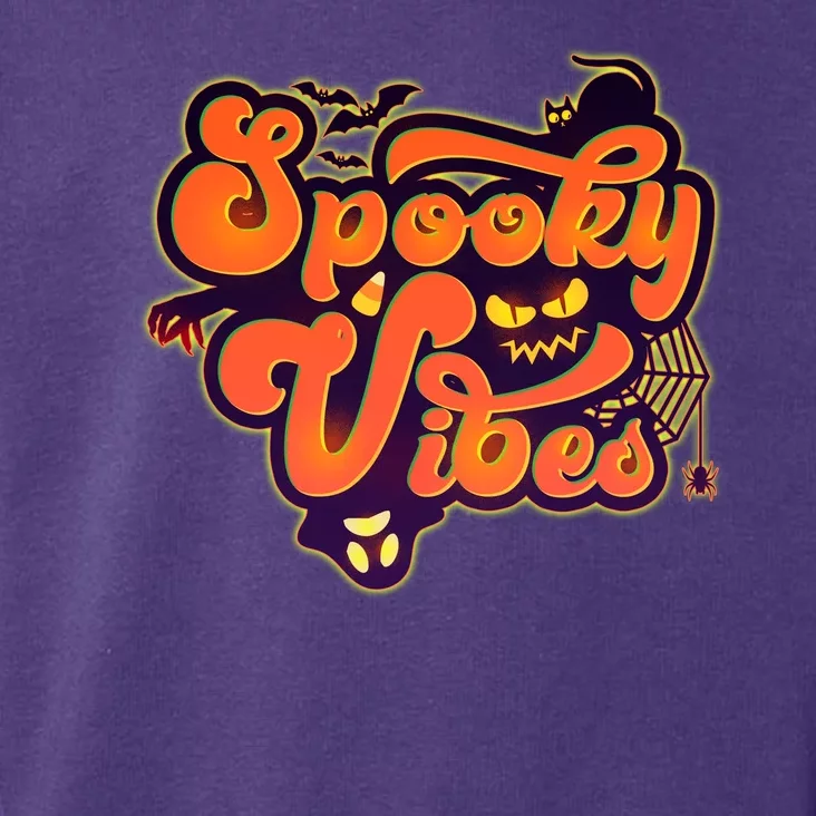 Retro Halloween Spooky Vibes Toddler Hoodie