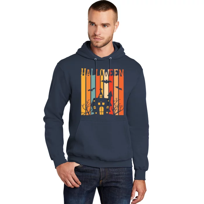 Retro Halloween Scary House Hoodie