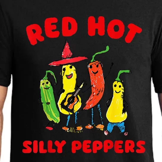 Red Hot Silly Peppers Pajama Set