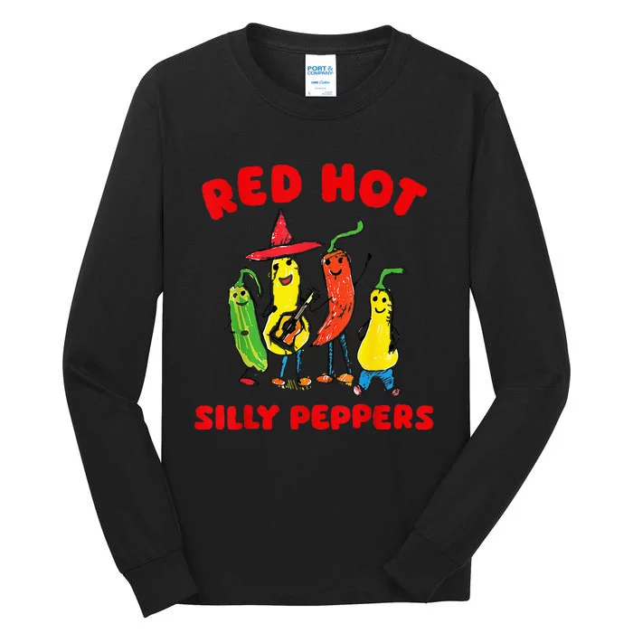 Red Hot Silly Peppers Tall Long Sleeve T-Shirt