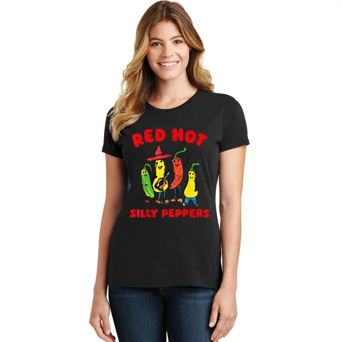 Red Hot Silly Peppers Women's T-Shirt