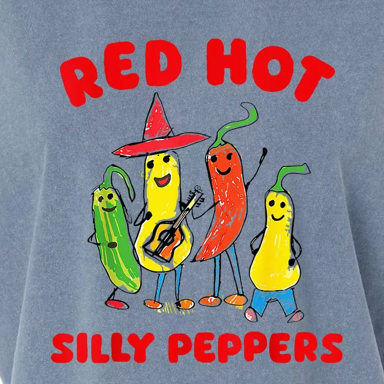 Red Hot Silly Peppers Garment-Dyed Women's Muscle Tee