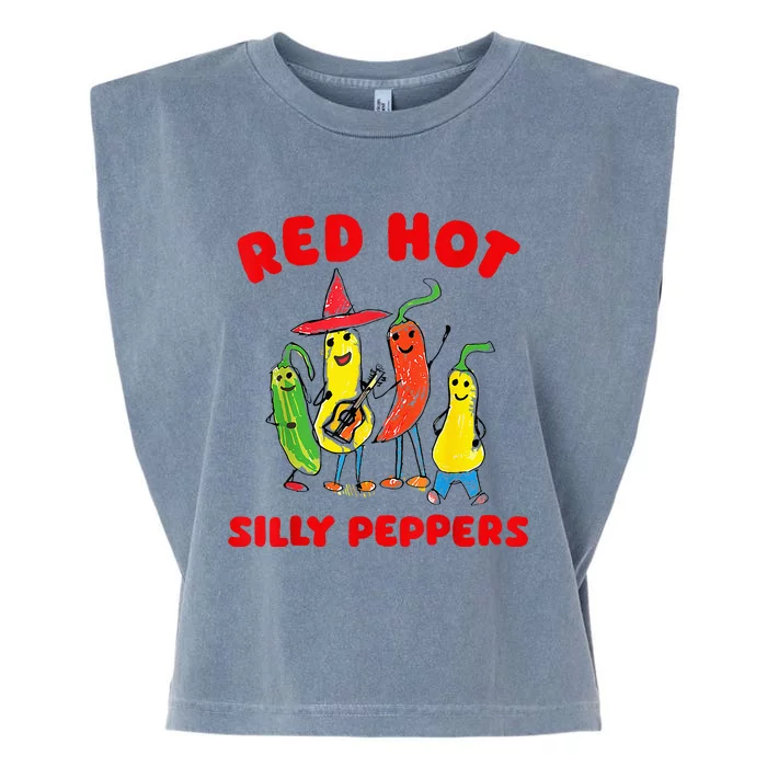 Red Hot Silly Peppers Garment-Dyed Women's Muscle Tee