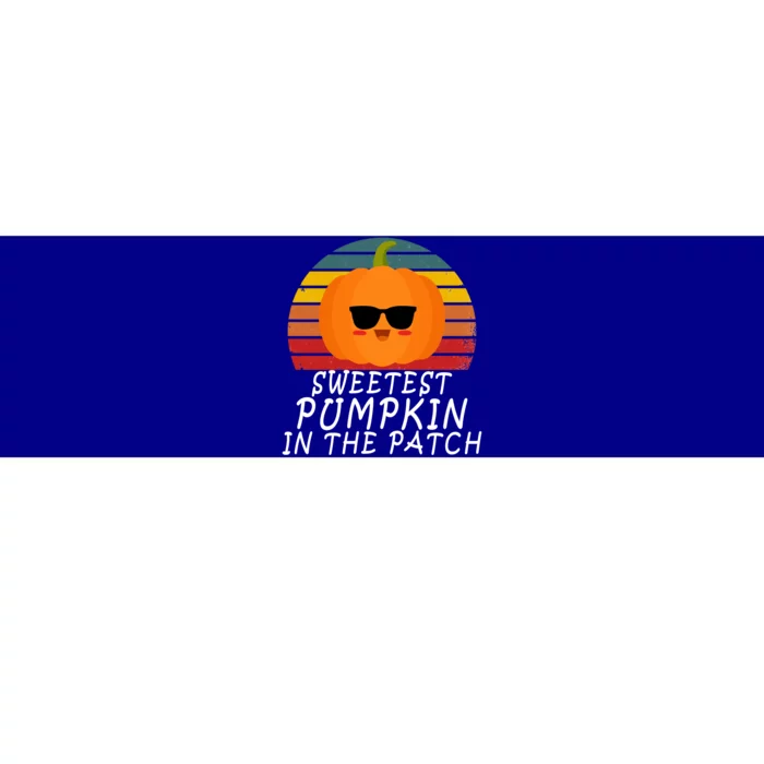 Retro Halloween Sweetest Pumpkin In The Patch Great Gift Bumper Sticker