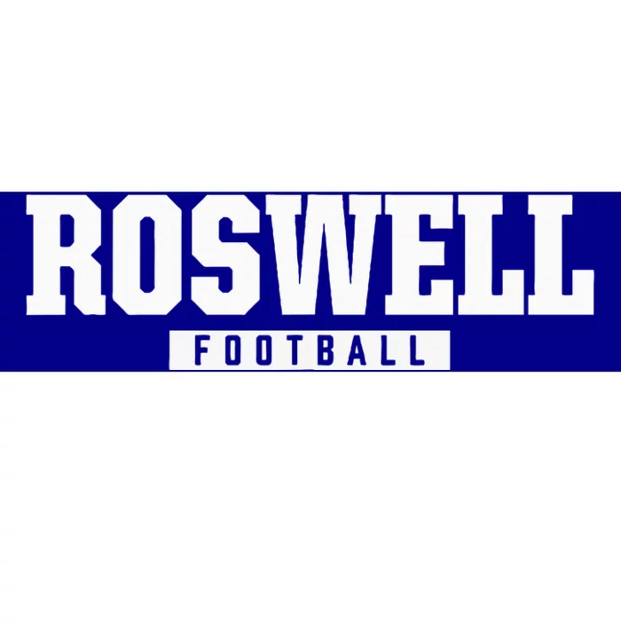 Roswell High School Football Hs Bumper Sticker