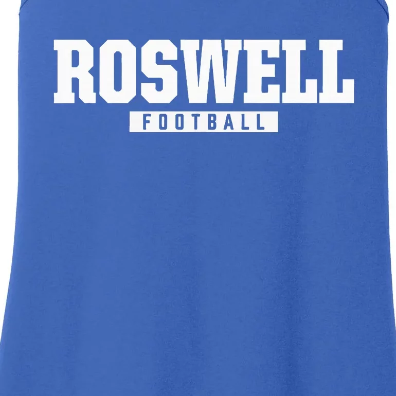 Roswell High School Football Hs Ladies Essential Tank