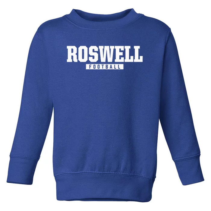 Roswell High School Football Hs Toddler Sweatshirt