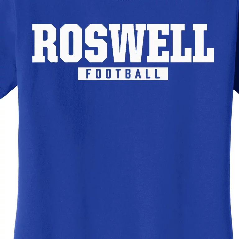 Roswell High School Football Hs Women's T-Shirt