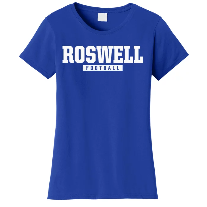 Roswell High School Football Hs Women's T-Shirt