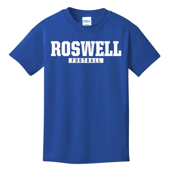 Roswell High School Football Hs Kids T-Shirt