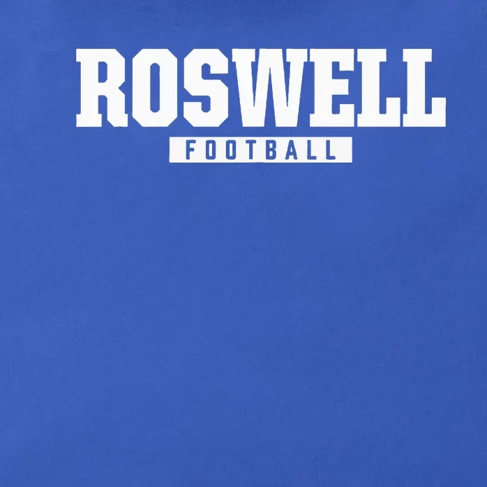 Roswell High School Football Hs Zip Tote Bag